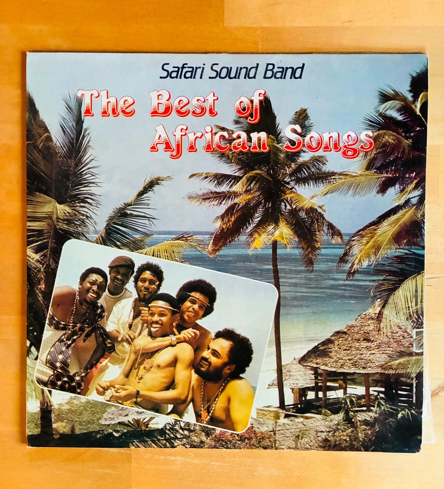 Disque vinyle 33T Safari Sound Band The best of african songs.